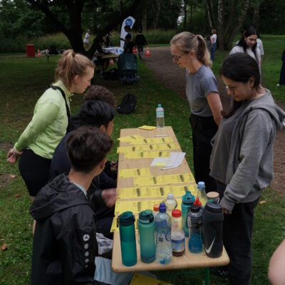 Das Orga-Team beim Spendenlauf