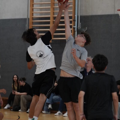 Basketball-Spielszene