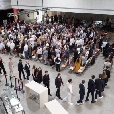 Einzug der Abiturienten