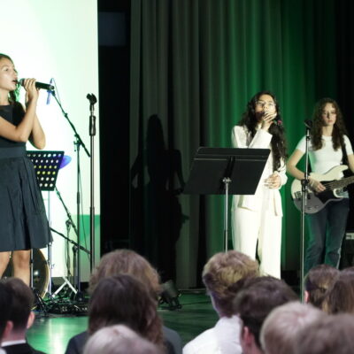 Die AvH-Band bei der Abiturfeier