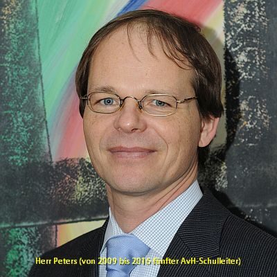 Matthias Peter (von 2009 bis 2016 fünfter AvH-Schulleiter)