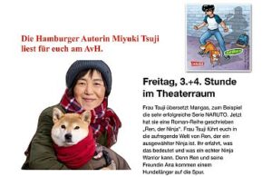 Die Hamburger Autorin Miyuki Tsuji liest - Flyer